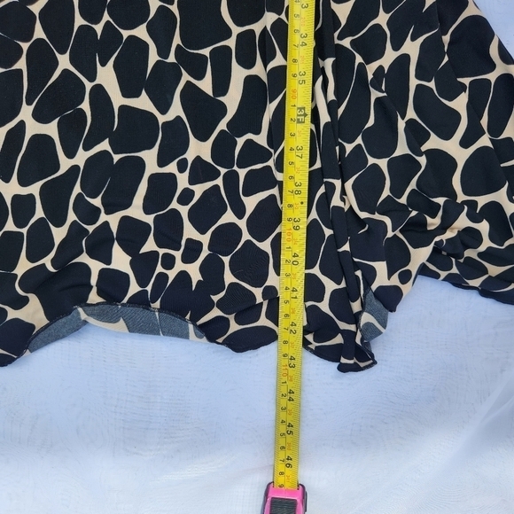 Enfocus Studio Sleeveless Black and Tan Dress size 6 - Picture 8 of 10